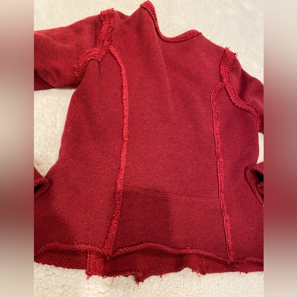 Lucky Brand red knit jacket - Picture 4 of 5